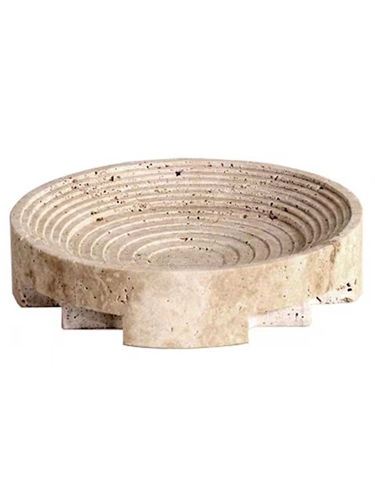 Modern Yellow Hole Marble Tray – Designer Fruit Plate Storage, Living Room Table, Dining Table, Sales Office Decor