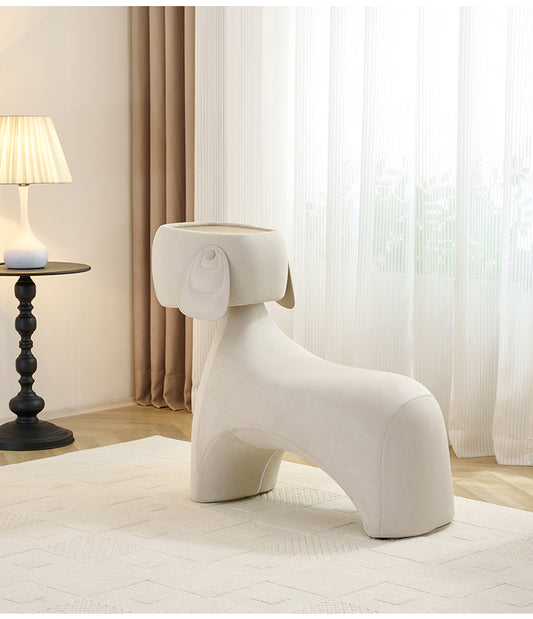 Puppy Dog Designer Lounge Chair, Creative Animal-Shaped Seating for Children's Room, Instagram-Worthy Cartoon Pet Furniture Stool