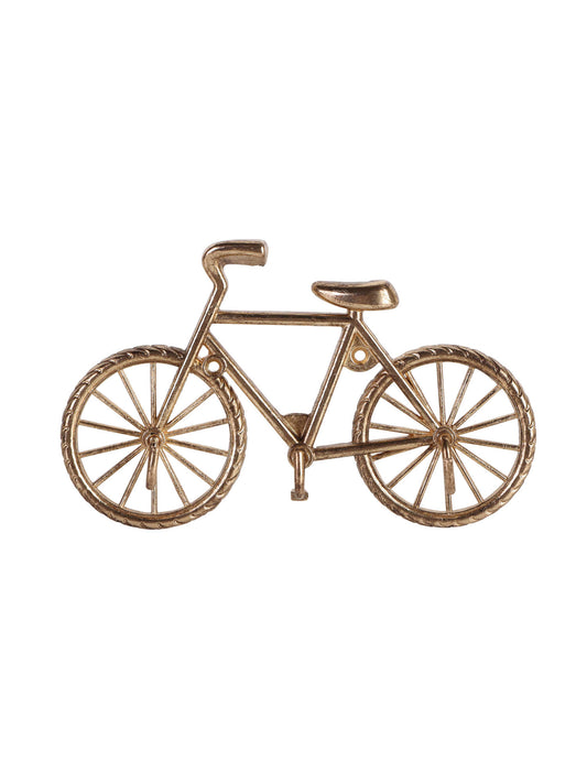 Vintage Bicycle Wall Hook, Gold Alloy Decorative Coat Hook, Modern Luxury Entryway, Bathroom, Closet, Door Hanger for Bags & Clothes, New 2025 Design
