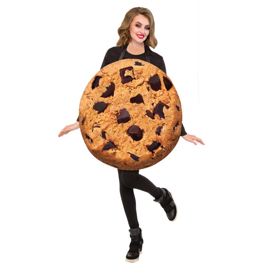 Chocolate Chip Cookie Costume Set – Funny Food Tunic Outfit for Halloween, Cosplay & School Party