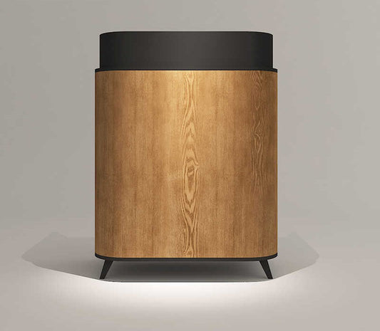 Modern Style Small Reception Counter, Boutique Cashier & Concierge Desk for Restaurant, Store, or Mall