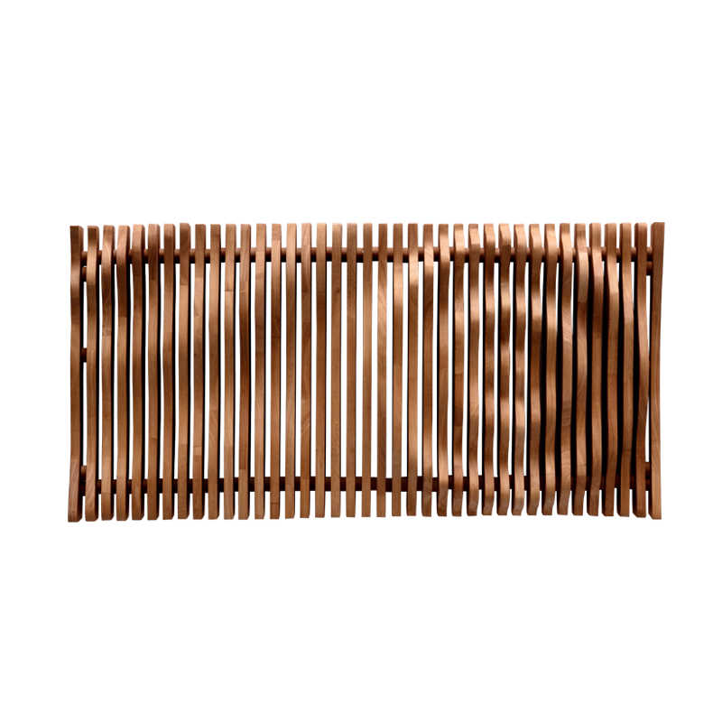 Modern Wave Wood Wall Sculpture, Abstract Carved Panel Art for Hotel, Office, Tea Room Decor