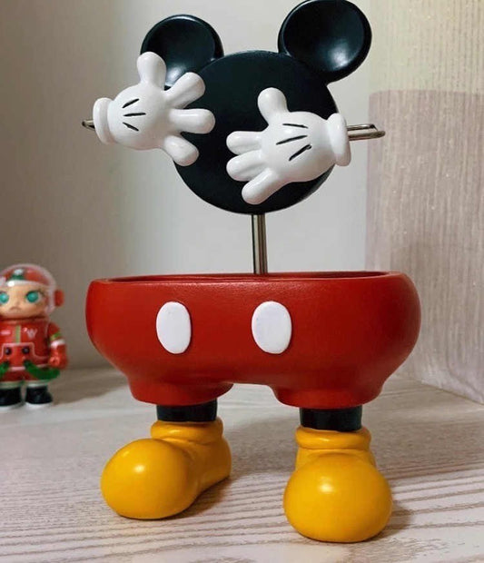 Mickey Multifunction Remote & Phone Holder – Creative Desktop Organizer Rack, Cartoon Living Room Table Decor Ornament