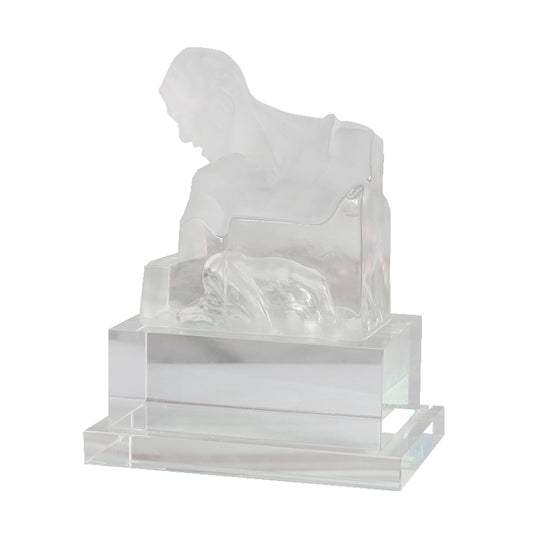Modern Transparent Resin Abstract Figure Sculpture – David Venus Soft Furnishing, Sales Office, Living Room, Sample Room Decor