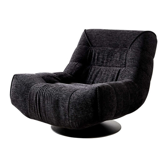 Designer Modern Swivel Lounge Chair, Minimalist Lazy Single Sofa for Home, Trendy Relaxation Accent