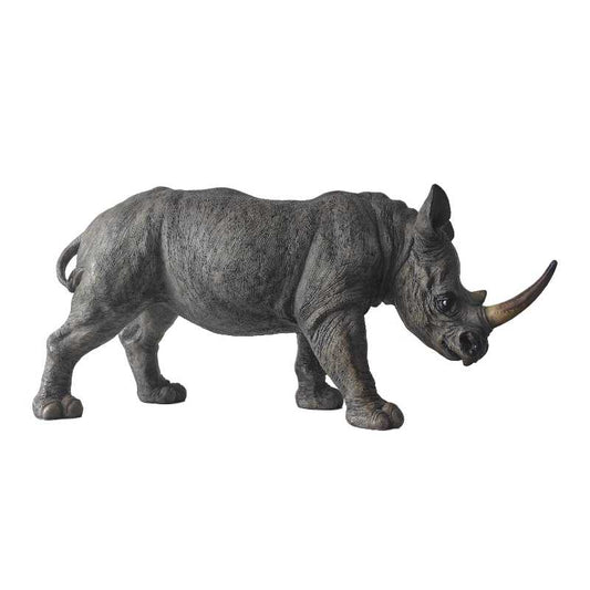 Premium Luxury Rhinoceros Sculpture – Museum-Quality Wildlife Figurine with Realistic Details, Contemporary Home Décor Statement Piece