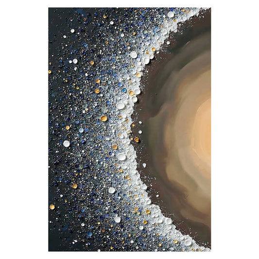 Modern Luxury Abstract 3D Texture Painting, Hand-Painted Oil Canvas for Living Room and Entryway, Unframed Large Statement Art
