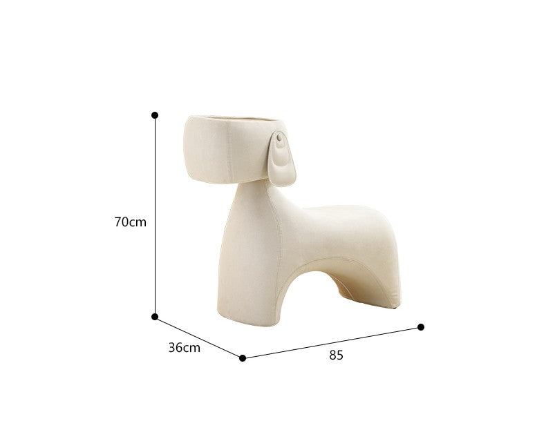 Puppy Dog Designer Lounge Chair, Creative Animal-Shaped Seating for Children's Room, Instagram-Worthy Cartoon Pet Furniture Stool
