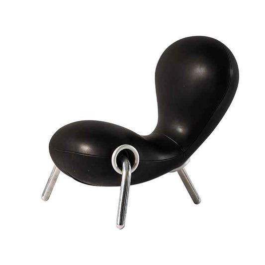 Embryo Chair – Modern Designer Ant-Style Leisure Armchair, Metal Legs & Foam Upholstery
