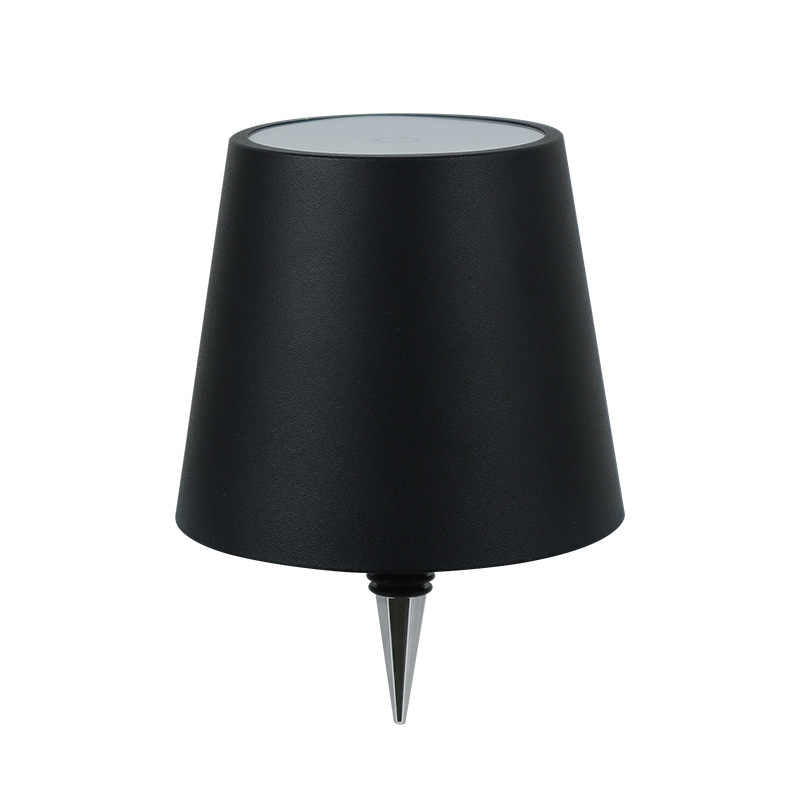 Bottle LED Night Light, Rechargeable Mini Table Lamp with Three-Color Dimming – Black, Party Bottle Insert