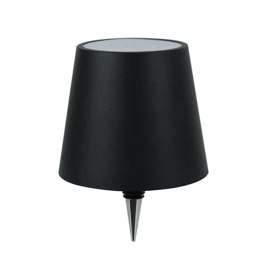 Bottle LED Night Light, Rechargeable Mini Table Lamp with Three-Color Dimming – Black, Party Bottle Insert
