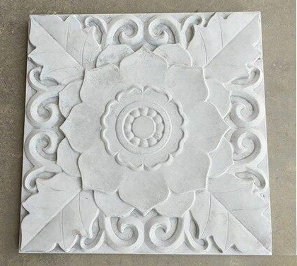 Decorative Concrete Paver Mold Reusable Garden Path Maker Mold Floral Cement Stepping Stone Mold for Patio Walkway Driveway Lawn Landscaping