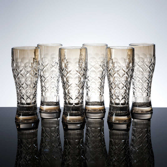 Vintage Embossed Beer Glass, Tall Creative Large-Capacity Craft Beer Bar Mug, Retro Home Drinkware