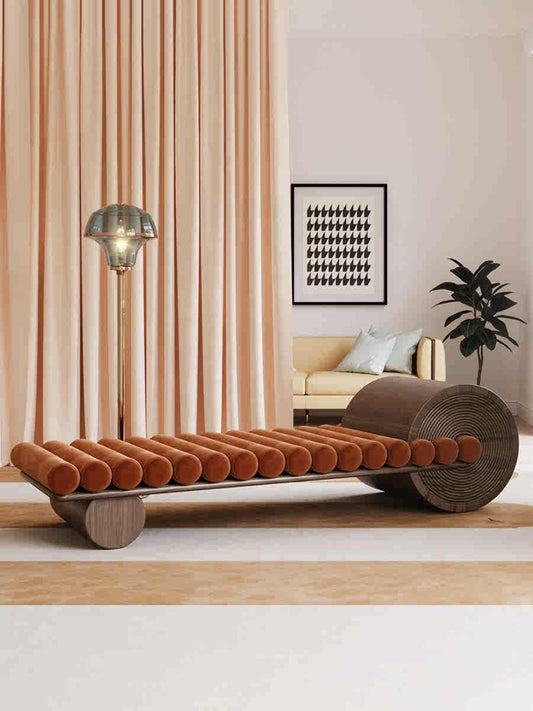 Luxury Solid Wood Bench, Designer Minimalist Bedroom End-of-Bed Shoe Bench for Entryway, Living Room or Hotel – Pre-Assembled