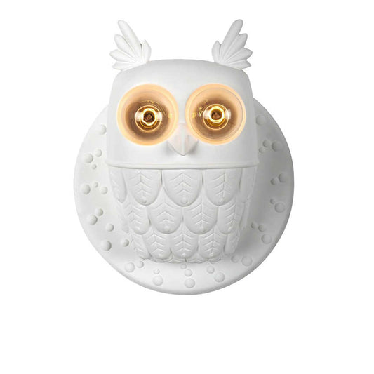 Postmodern Owl Animal Wall Lamp, Creative Designer Bird Sconce for Living Room, Bedroom, Dining, Cute Accent Light Fixture