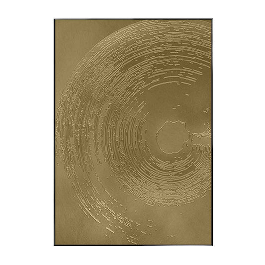 Luxury Gold Textured Metal Wall Art, Modern Abstract Embossed Panel, Large Faux Bronze Decorative Picture for Entryway Living Room Bedroom