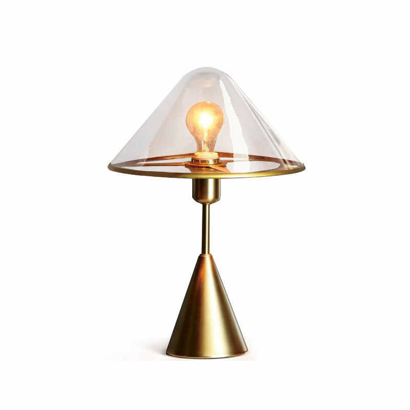 Creative Artistic Bedside Table Lamp, Designer Modern Luxury Ambient Light for Bedroom & Home Décor