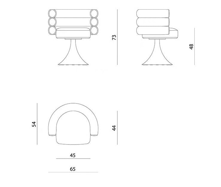 Luxury Modern Swivel Bar Stool with Gold Metal Base, Adjustable Height, Backrest, High-End Upholstered Kitchen Counter Chair
