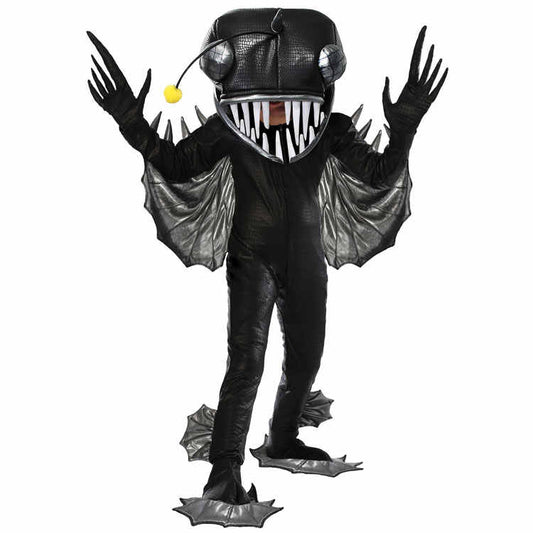 Deep Sea Anglerfish Monster Costume – Adult & Child Halloween Carnival Stage Animal Cosplay Outfit