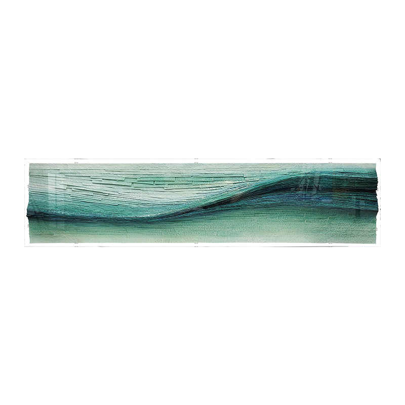 High-End Luxury 3D Acrylic Bedroom Wall Art – Handmade Minimalist Modern Headboard & Living Room Art Panel