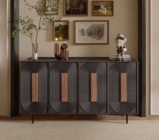 Sideboard Cabinet, Modern Entryway Storage Console for Living Room, Vintage Accent
