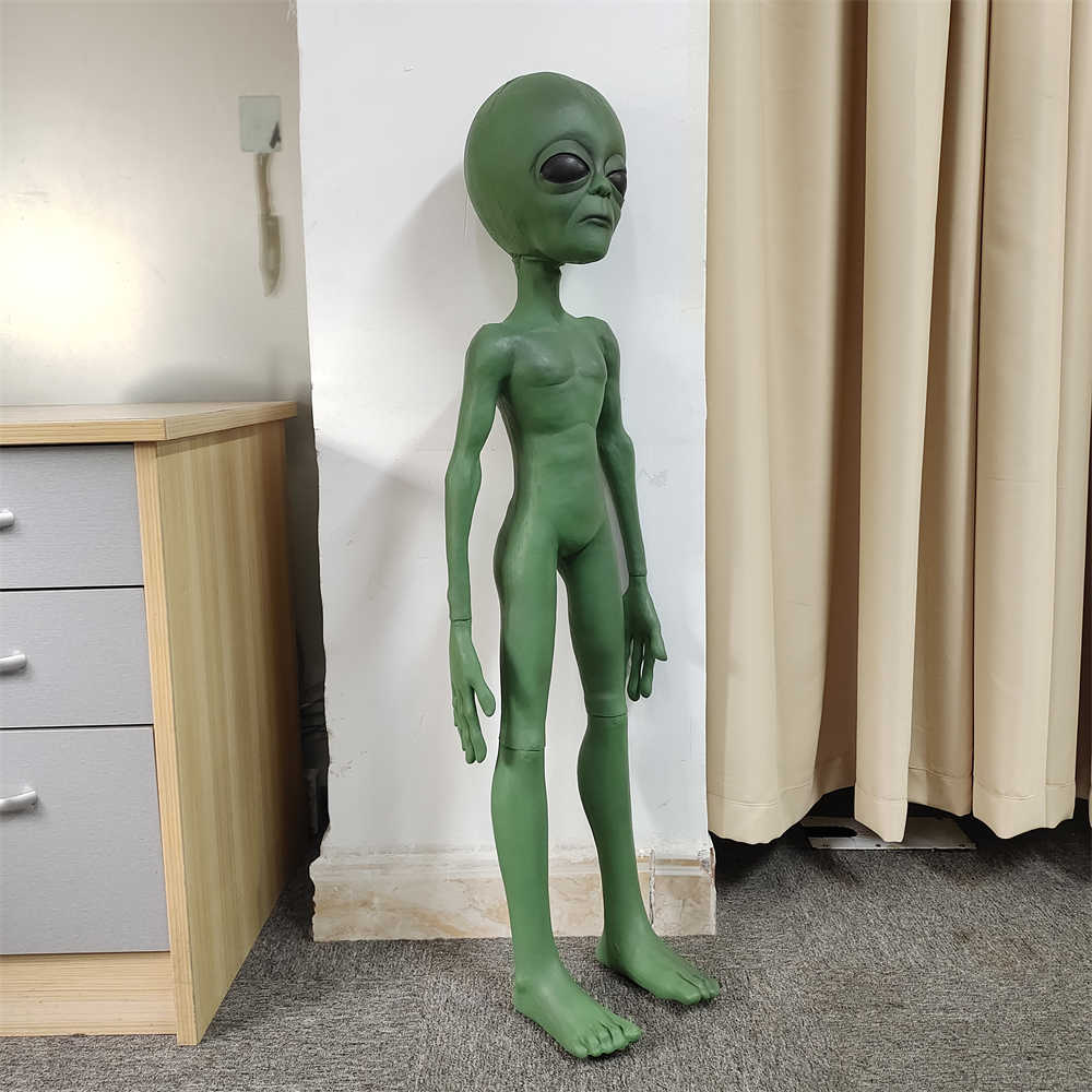 Realistic Alien Model – UFO Extraterrestrial Prop, Space Theme Display & Movie Set Decoration
