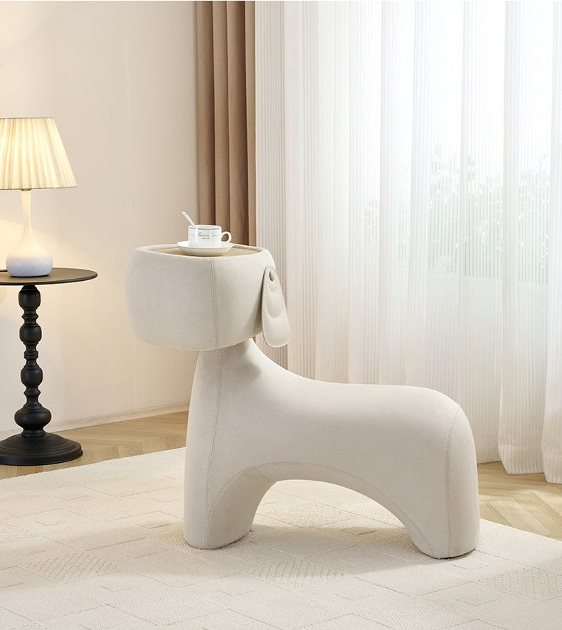 Puppy Dog Designer Lounge Chair, Creative Animal-Shaped Seating for Children's Room, Instagram-Worthy Cartoon Pet Furniture Stool