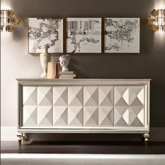 Modern french Cabinet TV cabinet Console Sideboard,Exquisite Birch Wood Cabinet premium birchwood Home Storage Cabinet living room furniture