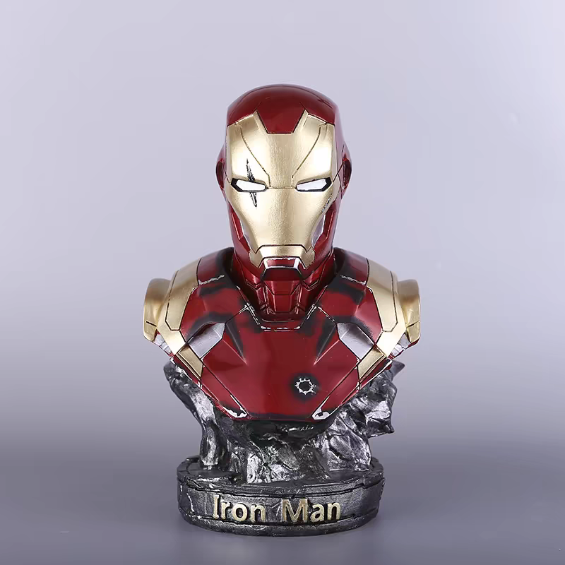 Iron man sculpture 36 cm tall premium resin model