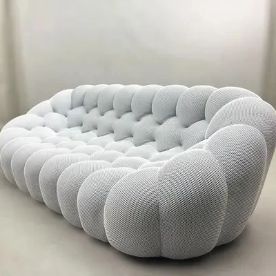 Italian 3 seater bubble sofa, luxury designer sofa couch