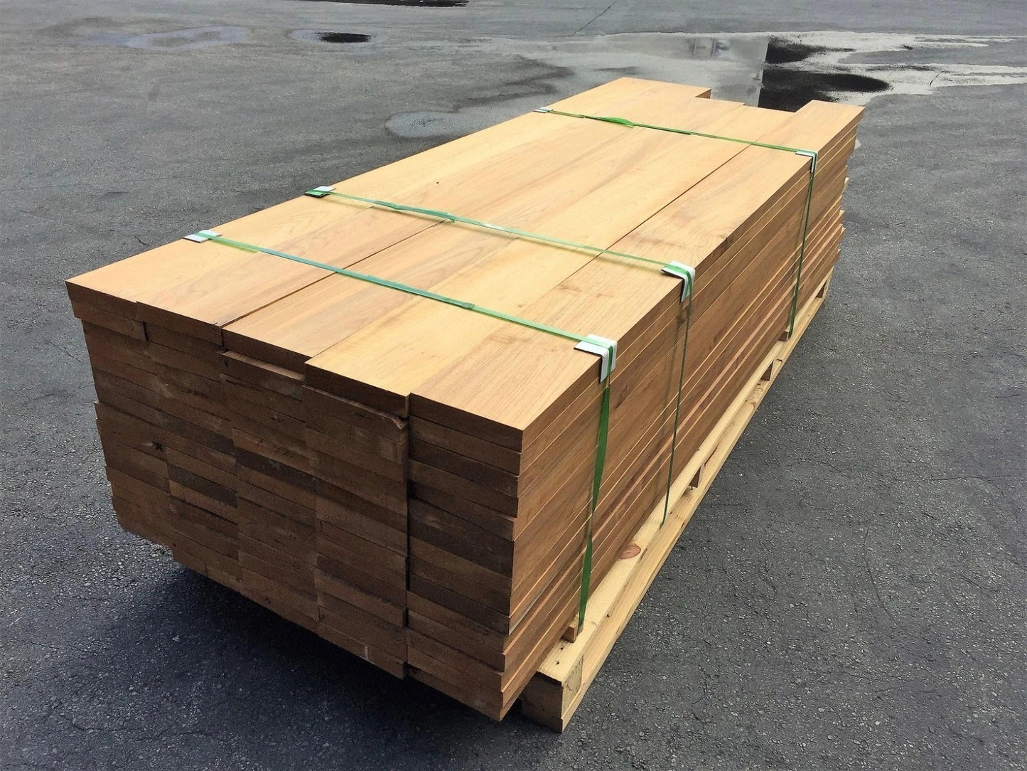 S4S Marine Grade Teak Lumber Board, 21 mm x 7.5 x 36 Inch