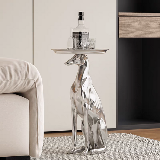 Saluki dog bar table coffee table Luxury home decor living room furniture