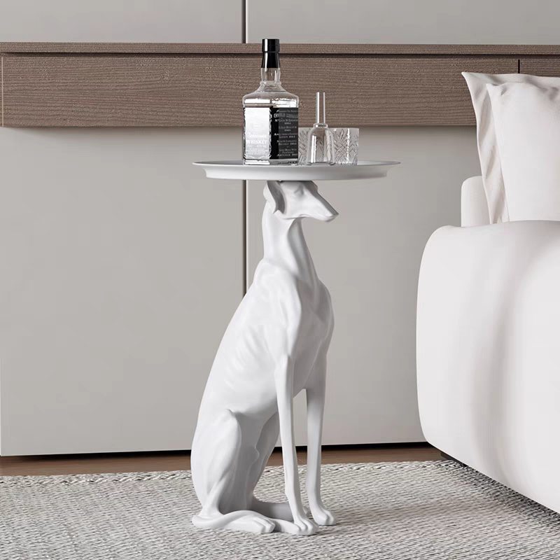 Saluki dog bar table coffee table Luxury home decor living room furniture